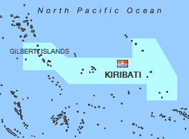 Map of Kiribati