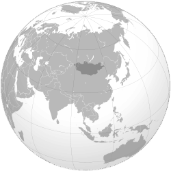Map of Mongolia